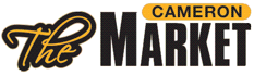 A theme logo of The Cameron Market